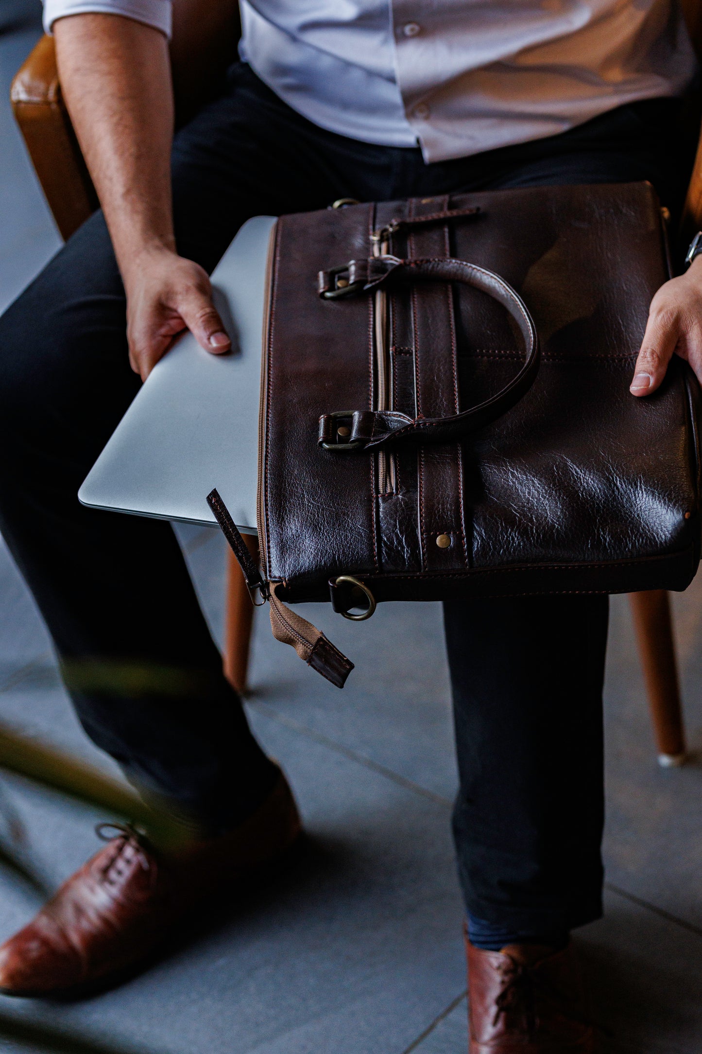 Laptop Bag Brown