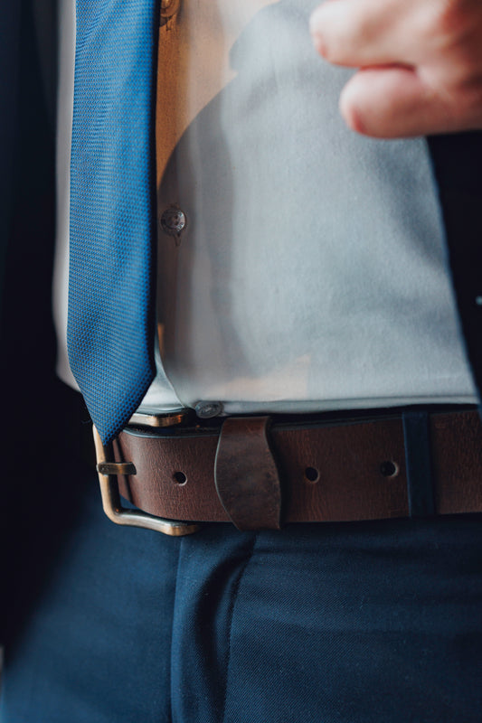 Signature Belt Dark Brown