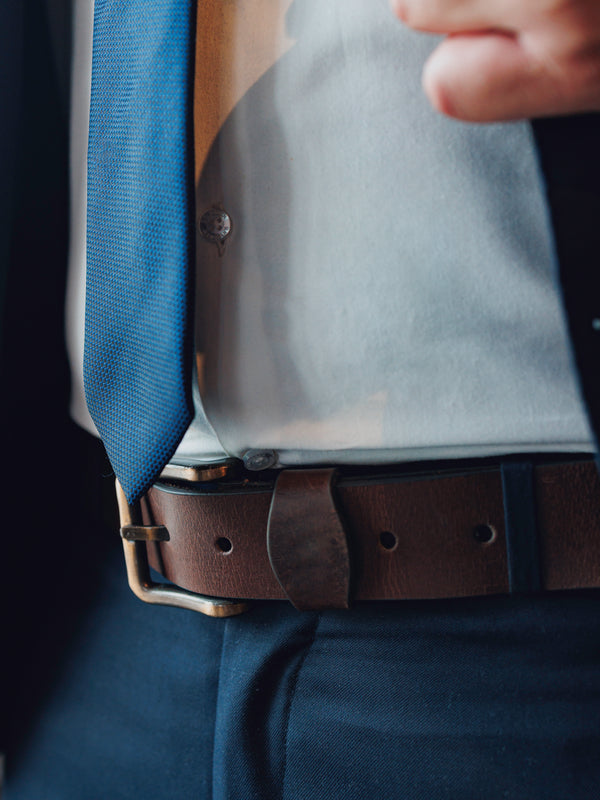 Signature Belt Dark Brown