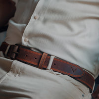 Belt crazy horse