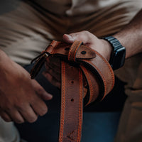 Belt crazy horse