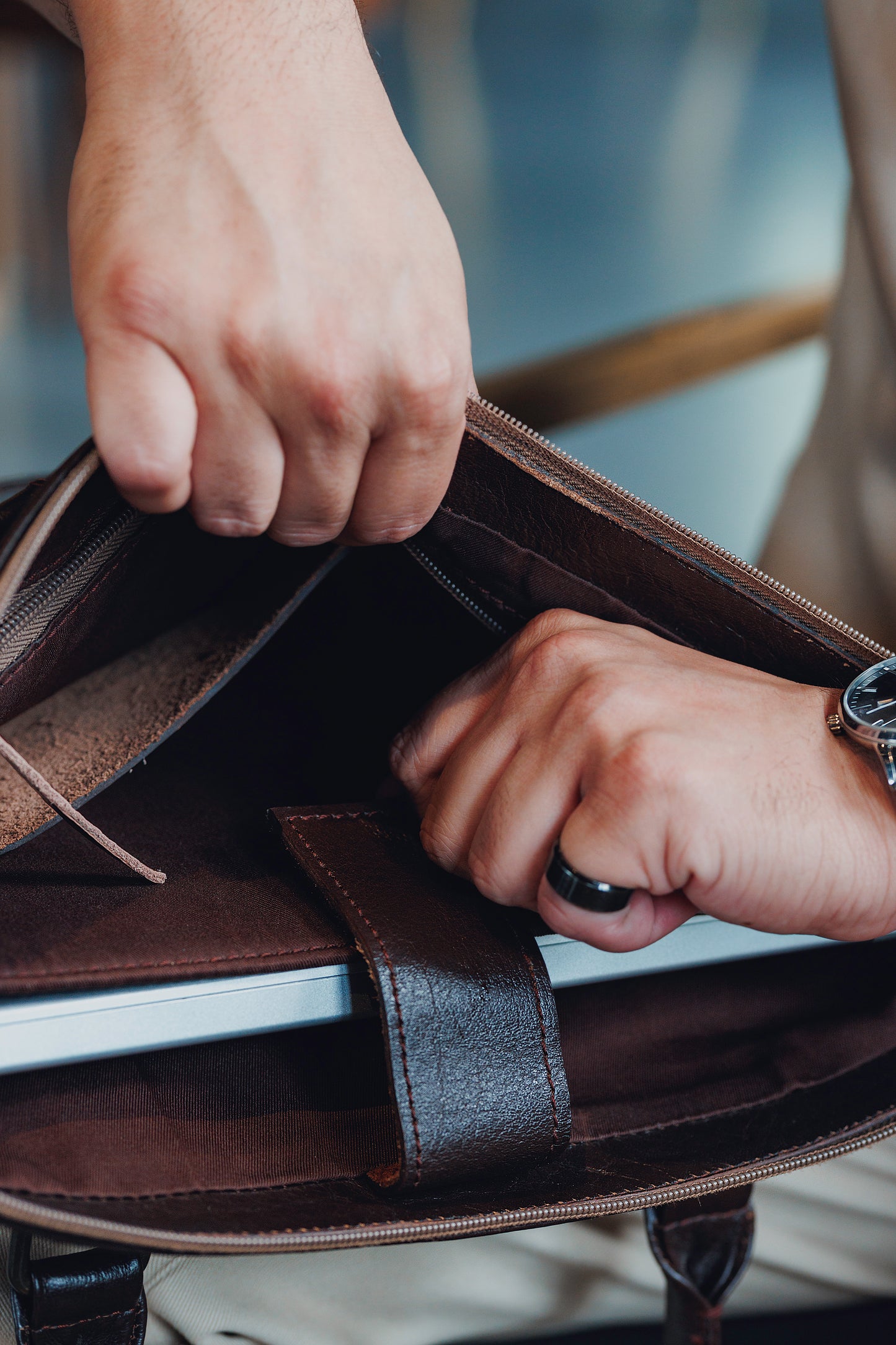 Laptop Bag Brown