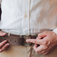 Signature Belt Dark Brown