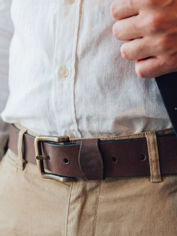 Signature Belt Dark Brown